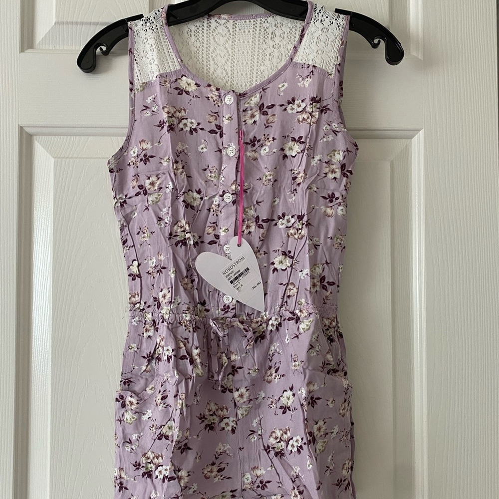 girls mimi chica lavender romper